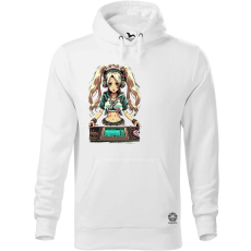 Magnolion Pixelart DJ v4 férfi pulóver - 19 szín, S-5XL