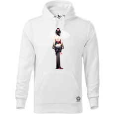 Magnolion Pixelart Gésa hátulról v8 férfi pulóver - 19 szín, S-5XL