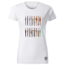 Magnolion Pixelart kardok női póló - 19 szín, XS-2XL