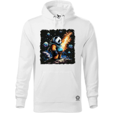 Magnolion Pixelart Panda Galaxisban v2 férfi pulóver - 19 szín, S-5XL férfi pulóver, kardigán