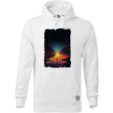 Magnolion Pixelart retró fraktál játék v3 férfi pulóver - 19 szín, S-5XL