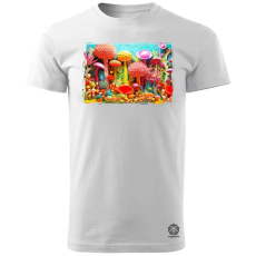 Magnolion Pointillizmus Víz alatt férfi póló - 19 szín, S-3XL
