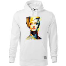 Magnolion Pop art cyberpunk portré v1 férfi pulóver - 19 szín, S-5XL férfi pulóver, kardigán