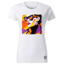 Magnolion Pop Art divat v6 női póló - 19 szín, XS-2XL női póló