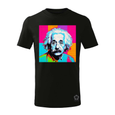 Magnolion Pop art Einstein v12 gyerek póló - 11 szín, 4-12 éves gyerek póló
