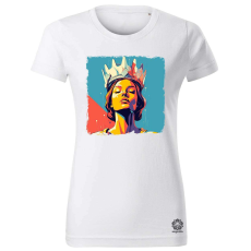 Magnolion Pop art királynő v1 női póló - 19 szín, XS-2XL