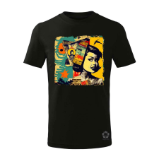 Magnolion Pop art kollázs v10 gyerek póló - 11 szín, 4-12 éves gyerek póló