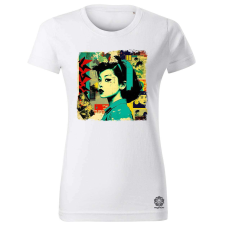 Magnolion Pop art kollázs v1 női póló - 19 szín, XS-2XL női póló