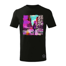 Magnolion Pop art kollázs v6 gyerek póló - 11 szín, 4-12 éves