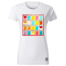 Magnolion Pop art konzervdobozok v2 női póló - 19 szín, XS-2XL női póló