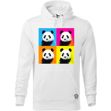 Magnolion Pop art pandák v5 férfi pulóver - 19 szín, S-5XL férfi pulóver, kardigán