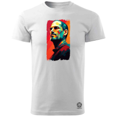 Magnolion Pop art Steve Jobs v4 férfi póló - 19 szín, S-3XL