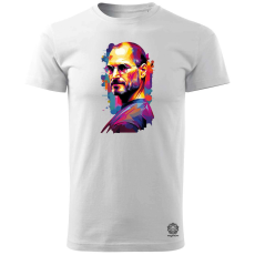Magnolion Pop art Steve Jobs v5 férfi póló - 19 szín, S-3XL