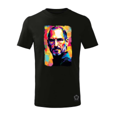 Magnolion Pop art Steve Jobs v8 gyerek póló - 11 szín, 4-12 éves
