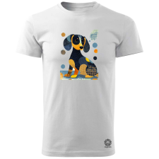 Magnolion Pop art tacskó v1 férfi póló - 19 szín, S-3XL férfi póló