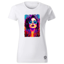 Magnolion Pop art városi vibe v1 női póló - 19 szín, XS-2XL női póló