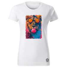 Magnolion Popart oroszlán v1 női póló - 19 szín, XS-2XL női póló