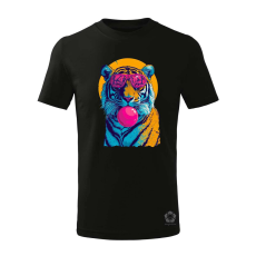 Magnolion Popart tigris v4 gyerek póló - 11 szín, 4-12 éves