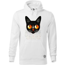 Magnolion Pozitív alakzat negatív tér macska v11 férfi pulóver - 19 szín, S-5XL
