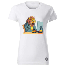 Magnolion Programozó oroszlán v1 női póló - 19 szín, XS-2XL