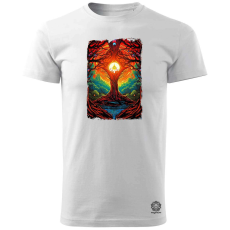 Magnolion Pszichedelikus Az élet fája v11 férfi póló - 19 szín, S-3XL