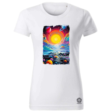 Magnolion Pszichedelikus bolygók v12 női póló - 19 szín, XS-2XL női póló