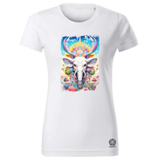Magnolion Pszichedelikus elefánt fantázia női póló - 19 szín, XS-2XL női póló