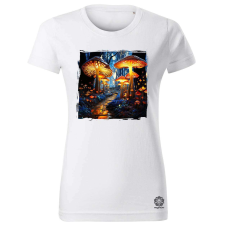 Magnolion Pszichedelikus erdő v4 női póló - 19 szín, XS-2XL női póló