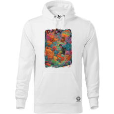 Magnolion Pszichedelikus éteri macska álomkép v3 férfi pulóver - 19 szín, S-5XL