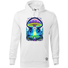 Magnolion Pszichedelikus gomba UFO v1 férfi pulóver - 19 szín, S-5XL