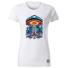 Magnolion Pszichedelikus gomba UFO v3 női póló - 19 szín, XS-2XL