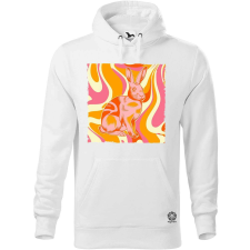 Magnolion Pszichedelikus nyuszi v26 férfi pulóver - 19 szín, S-5XL férfi pulóver, kardigán