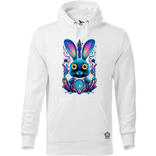 Magnolion Pszichedelikus nyuszi v2 férfi pulóver - 19 szín, S-5XL férfi pulóver, kardigán