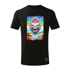 Magnolion Pszichedelikus szörny fantázia v1 gyerek póló - 11 szín, 4-12 éves gyerek póló