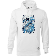 Magnolion Pszichedelikus űrlény madár v1 férfi pulóver - 19 szín, S-5XL