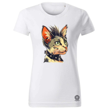 Magnolion Punk cica v1 női póló - 19 szín, XS-2XL női póló