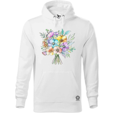 Magnolion Rajz csokor v4 férfi pulóver - 19 szín, S-5XL férfi pulóver, kardigán