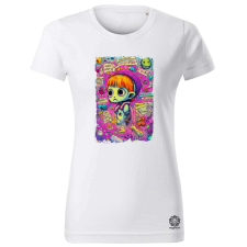 Magnolion Rajzfilm graffiti v1 női póló - 19 szín, XS-2XL női póló