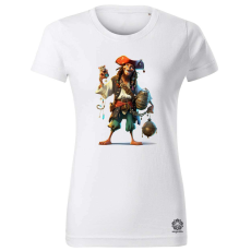 Magnolion Rajzfilm kalóz v6 női póló - 19 szín, XS-2XL
