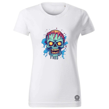 Magnolion Rajzfilm koponya v2 női póló - 19 szín, XS-2XL női póló
