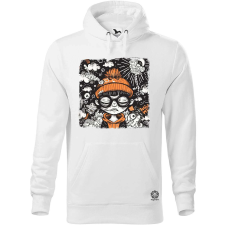 Magnolion Rajzfilm punk srác v19 férfi pulóver - 19 szín, S-5XL férfi pulóver, kardigán