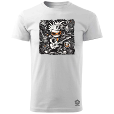 Magnolion Rajzfilm punk srác v21 férfi póló - 19 szín, S-3XL férfi póló