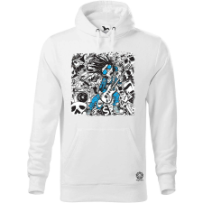 Magnolion Rajzfilm punk srác v36 férfi pulóver - 19 szín, S-5XL férfi pulóver, kardigán