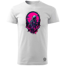 Magnolion Retró csontváz király v2 férfi póló - 19 szín, S-3XL férfi póló