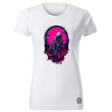 Magnolion Retró csontváz király v2 női póló - 19 szín, XS-2XL