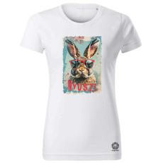 Magnolion Retró nyuszi v13 női póló - 19 szín, XS-2XL