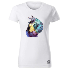 Magnolion Rocksteady anime fanart v2 női póló - 19 szín, XS-2XL női póló