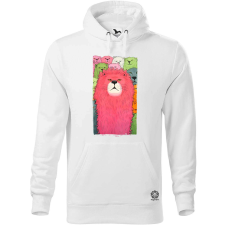 Magnolion Rózsaszín oroszlán v1 férfi pulóver - 19 szín, S-5XL férfi pulóver, kardigán