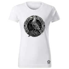 Magnolion Rúna díszes holló v7 női póló - 19 szín, XS-2XL női póló