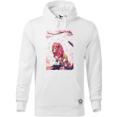 Magnolion Sakura oroszlán férfi pulóver - 19 szín, S-5XL